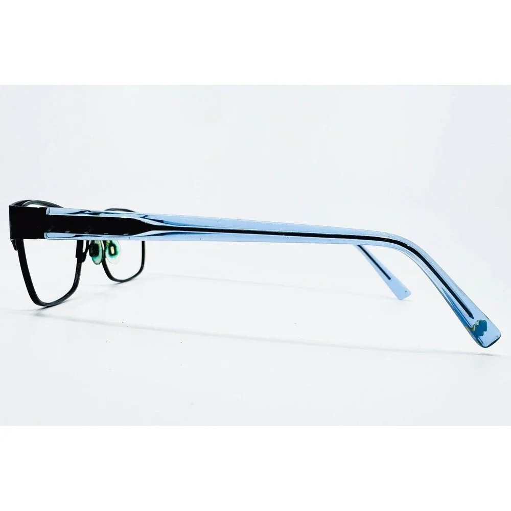 Kilter Eyeglasses Frames Womens Black Blue K5003 001 49-15-135 Full Rim Eyewear